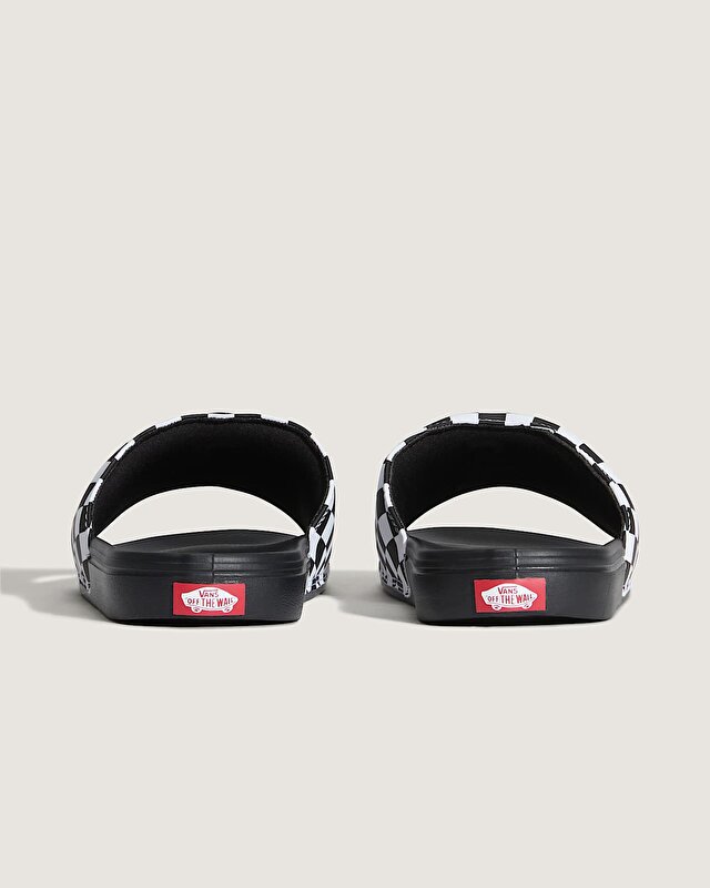 CHECKERBOARD MENS LA COSTA SLIDE-ON TERLİK (Checkerboard) True White/Black