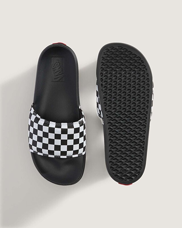 CHECKERBOARD MENS LA COSTA SLIDE-ON TERLİK (Checkerboard) True White/Black