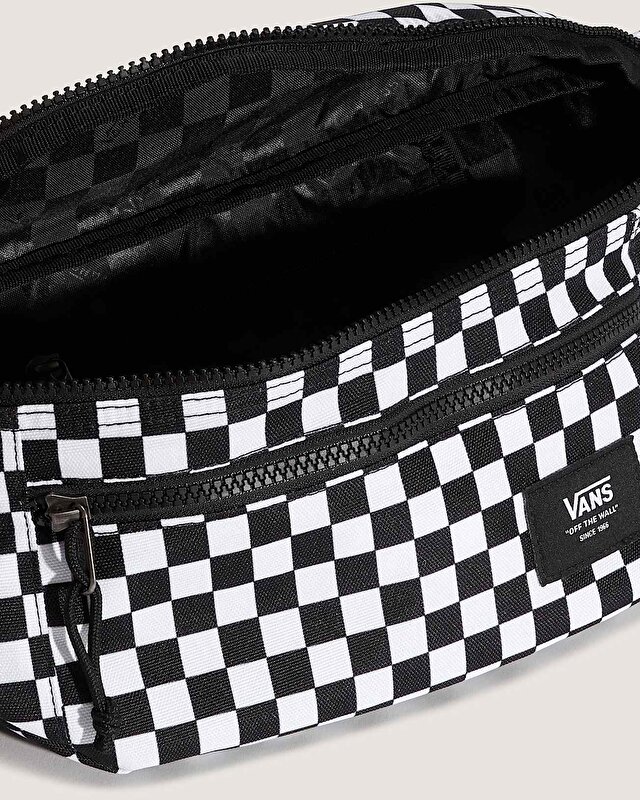 ERKEK WARD ÇAPRAZ ASILAN ÇANTA Black/White Checkerboard