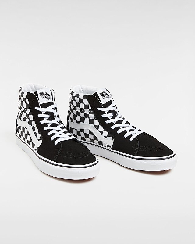 SK8-HI AYAKKABI (Checkerboard) Black/True White