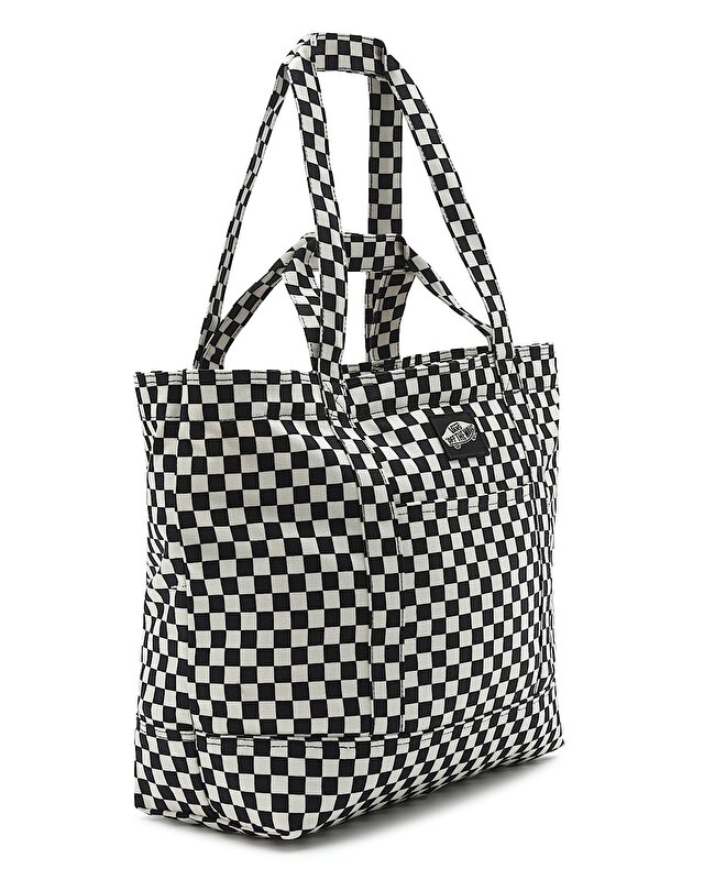 TELL ALL ZIP TOTE ÇANTA Checkerboard