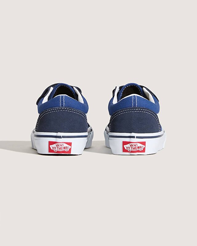 ÇOCUK OLD SKOOL VELCRO AYAKKABI (4-8 YAŞ) Navy/True White