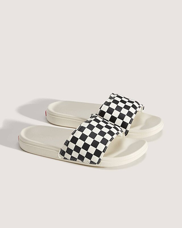 CHECKERBOARD LA COSTA SLIDE-ON (Checkerboard) Black/Marshamllow