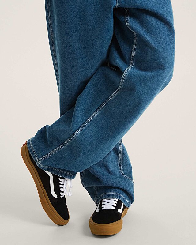 ERKEK SKATE OLD SKOOL AYAKKABI Black/Gum