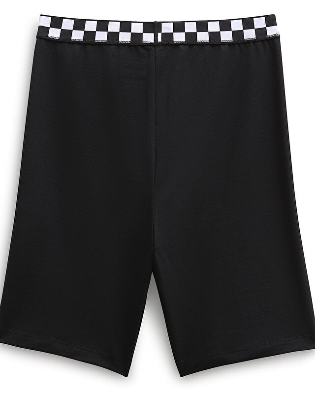 CHECKERBOARD TAYT ŞORT Black