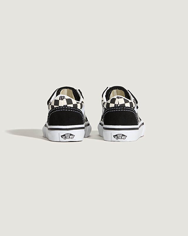 KÜÇÜK ÇOCUK PRIMARY CHECK OLD SKOOL VELCRO AYAKKABI (1-4 YAŞ) (Primary Check) Black/White