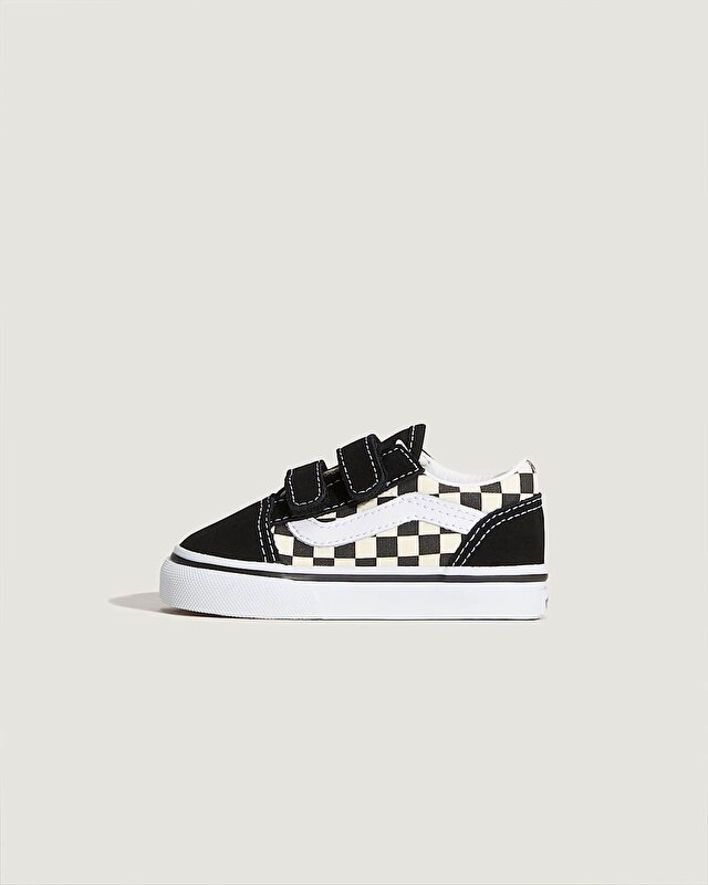 KÜÇÜK ÇOCUK PRIMARY CHECK OLD SKOOL VELCRO AYAKKABI (1-4 YAŞ) (Primary Check) Black/White