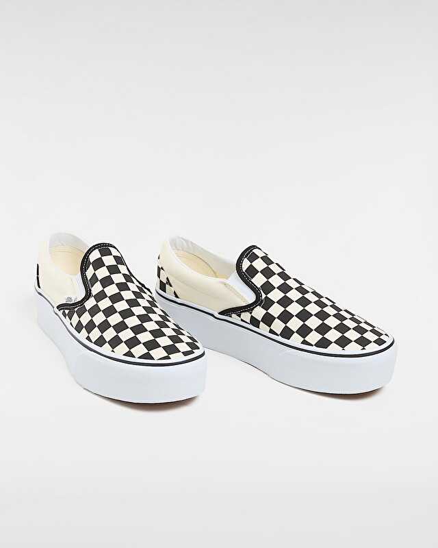 UA CLASSIC SLIP-ON STACKFORM Black/Classic White