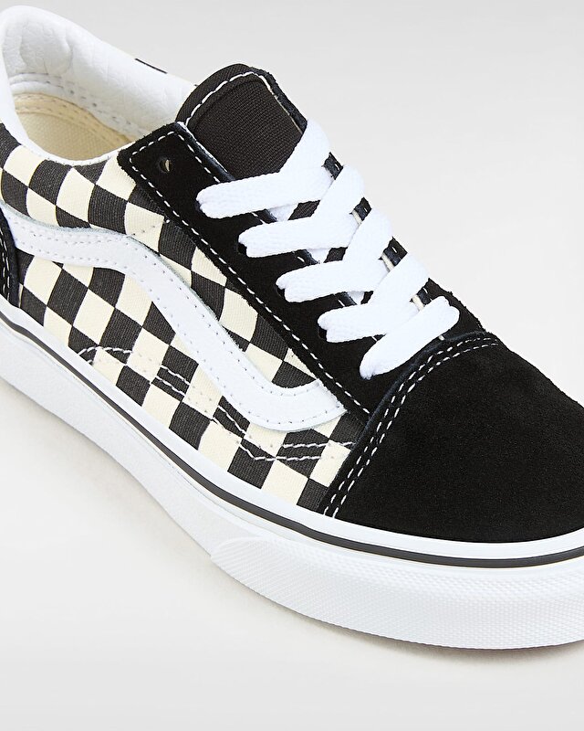 ÇOCUK PRIMARY CHECK OLD SKOOL AYAKKABI (4-8 YAŞ) (Primary Check) Black/White