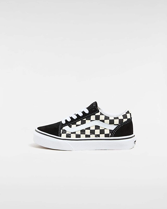 ÇOCUK PRIMARY CHECK OLD SKOOL AYAKKABI (4-8 YAŞ) (Primary Check) Black/White