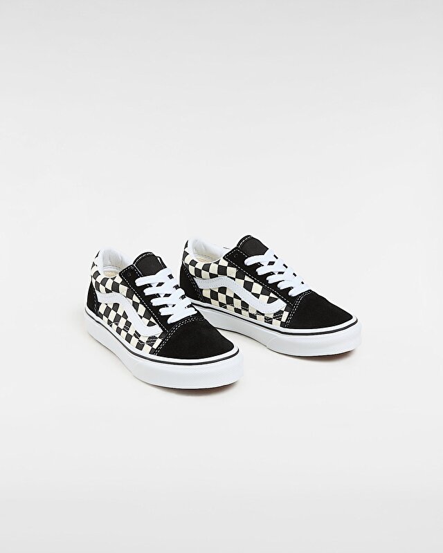ÇOCUK PRIMARY CHECK OLD SKOOL AYAKKABI (4-8 YAŞ) (Primary Check) Black/White