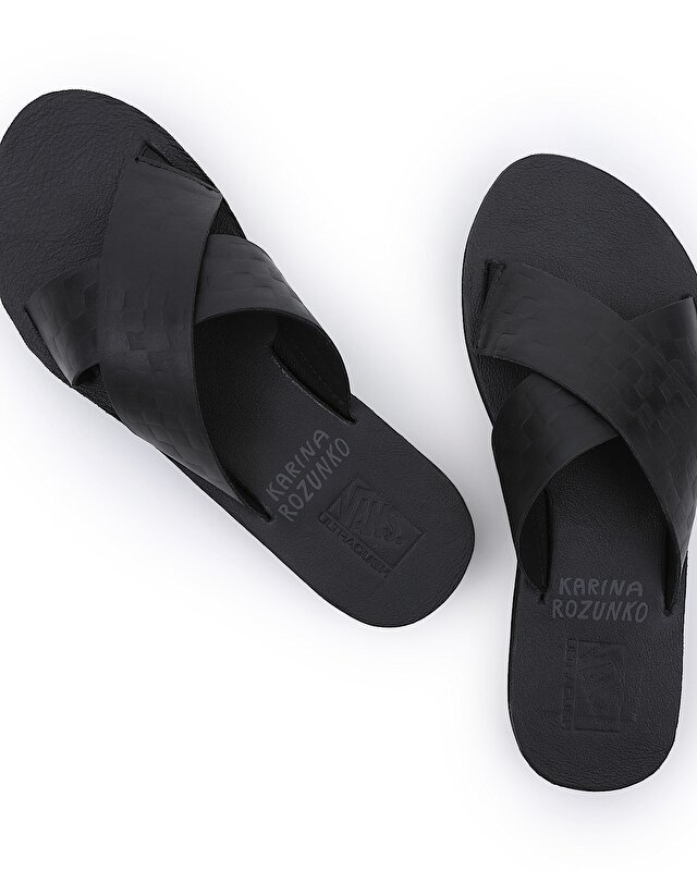 VANS X KARINA ROZUNKO CROSS STRAP MEGA PLATFORM SANDALET Black