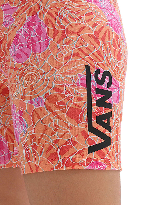 KIZ ÇOCUK ROSE CAMO PRINT TAYT ŞORT (8-14 YAŞ) Cyclamen