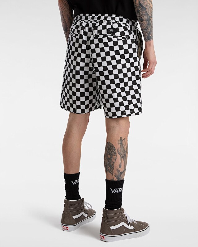 RANGE RELAXED ELASTİK BELLİ ŞORT Checkerboard