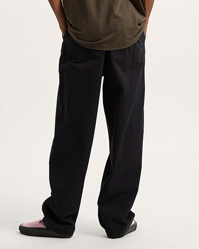 RANGE BAGGY TAPERED ELASTİK BELLİ PANTOLON Black