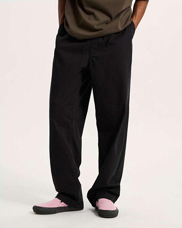 RANGE BAGGY TAPERED ELASTİK BELLİ PANTOLON Black