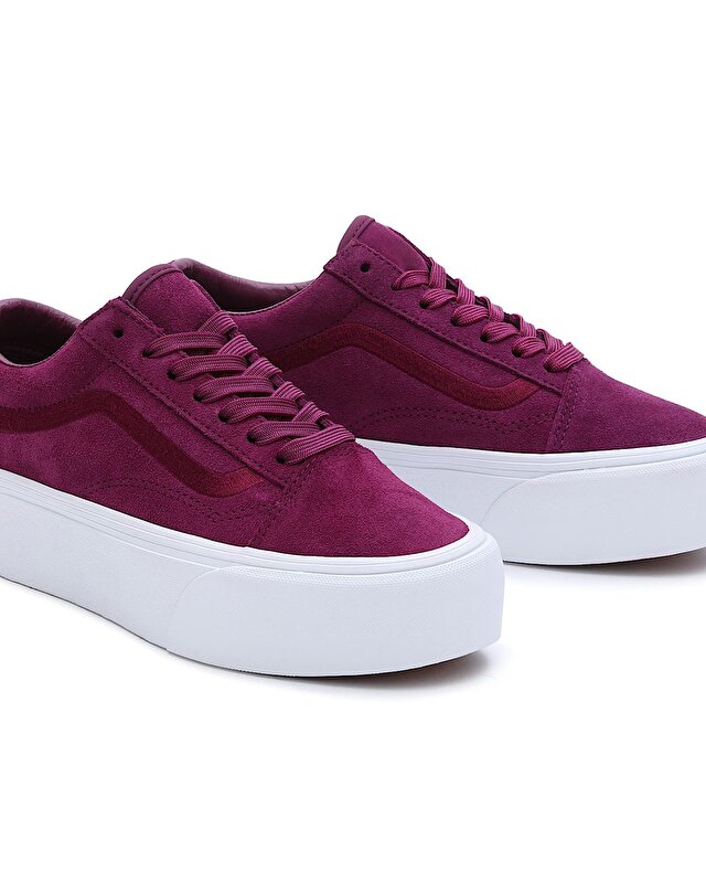OLD SKOOL STACKFORM MONO EMBROIDERY AYAKKABI Dark Purple