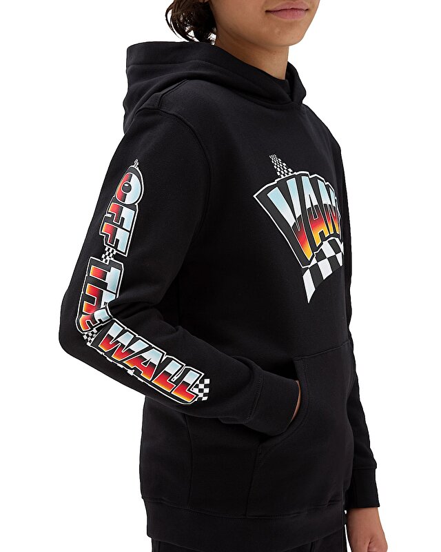 ERKEK ÇOCUK HOLE SHOT PULLOVER KAPÜŞONLU ÜST (8-14 YAŞ) Black