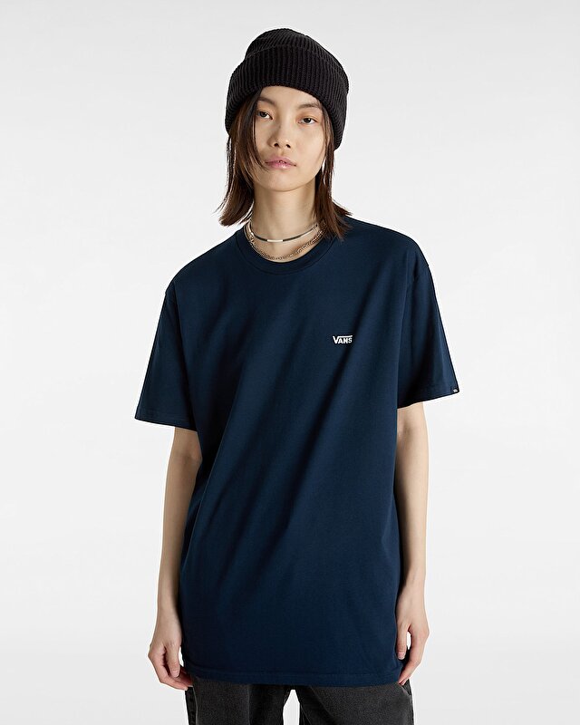 LEFT CHEST LOGO TİŞÖRT Navy/White