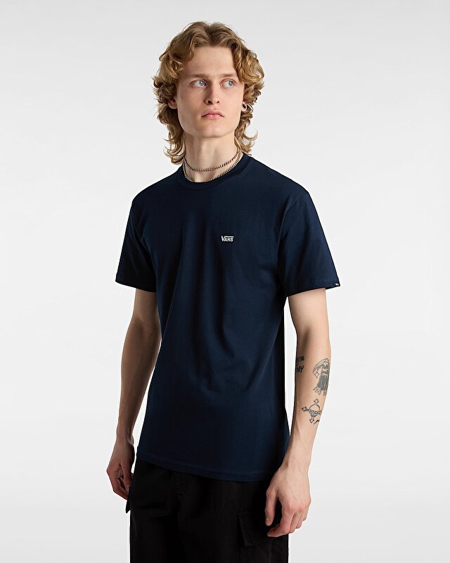 LEFT CHEST LOGO TİŞÖRT Navy/White