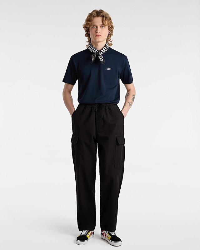 LEFT CHEST LOGO TİŞÖRT Navy/White