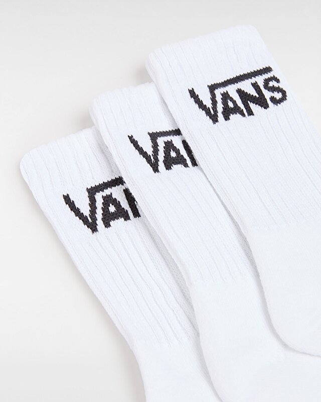 CLASSIC CREW KADIN ÇORAP (6.5-10, 3 ÇİFT) White