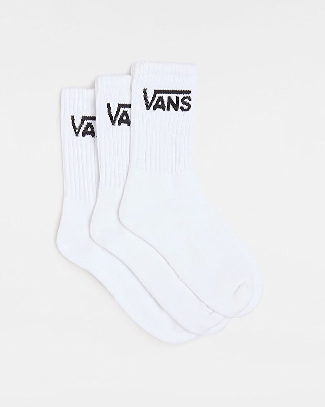 CLASSIC CREW KADIN ÇORAP (6.5-10, 3 ÇİFT) White