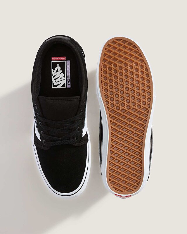 SKATE CHUKKA LOW SIDESTRIPE AYAKKABI Black/White