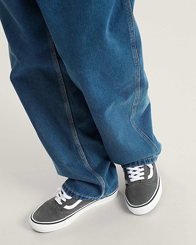 SKATE OLD SKOOL AYAKKABI Pewter/White