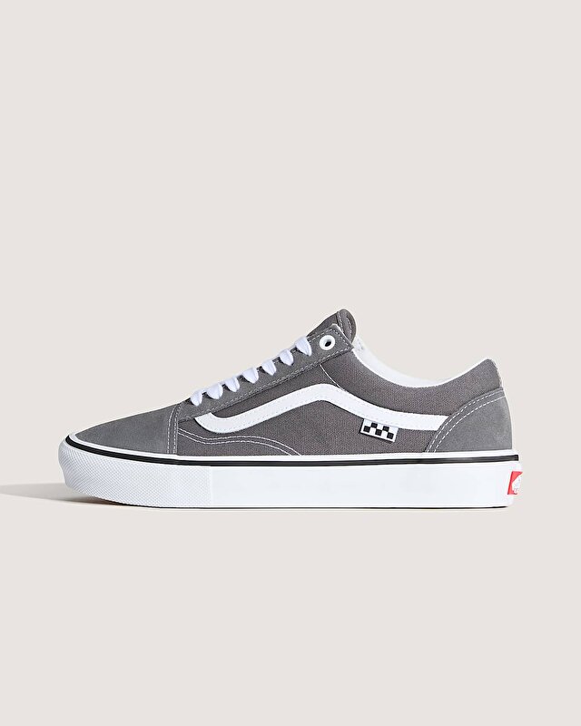 SKATE OLD SKOOL AYAKKABI Pewter/White