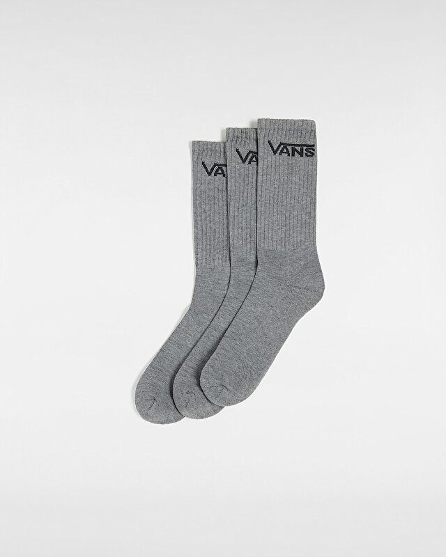 CLASSIC UZUN ÇORAP (3 ÇİFT) Heather Grey
