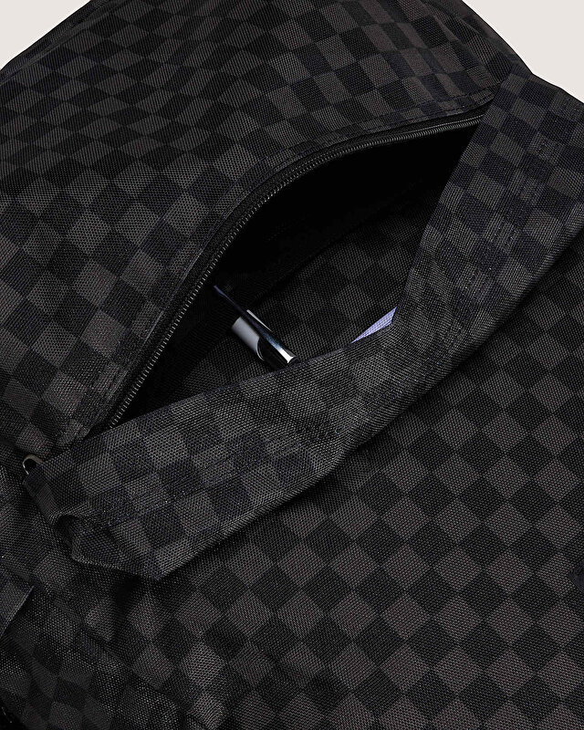 OLD SKOOL CHECK SIRT ÇANTASI Black/Charcoal