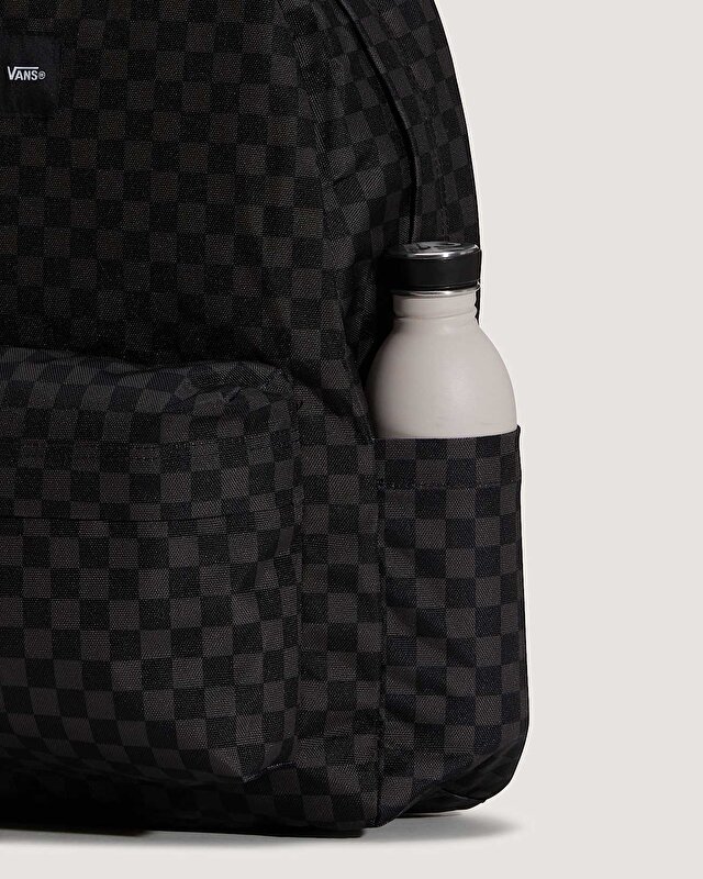 OLD SKOOL CHECK SIRT ÇANTASI Black/Charcoal