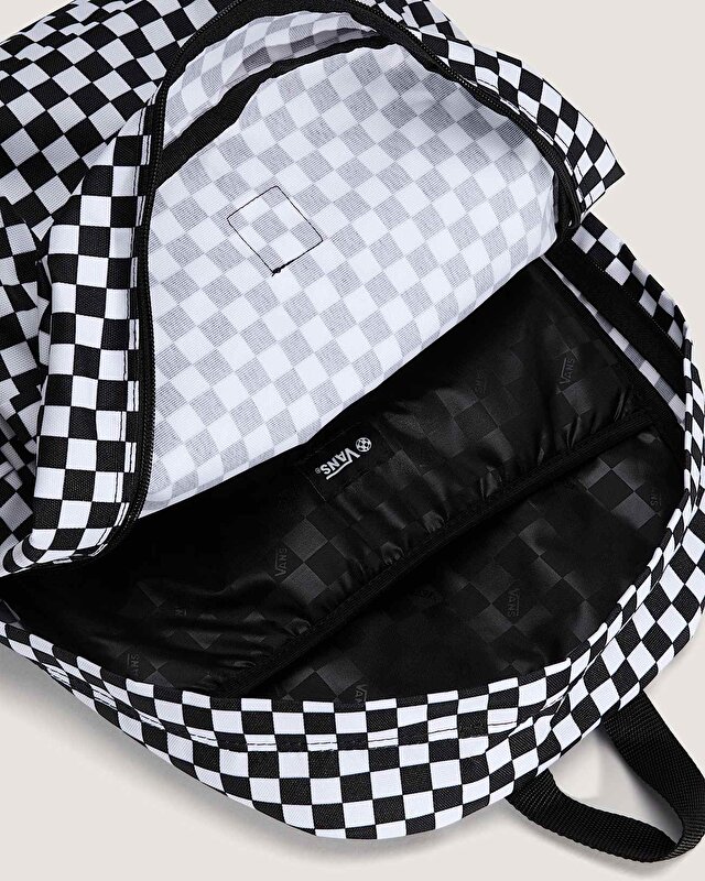OLD SKOOL CHECK SIRT ÇANTASI Black/White