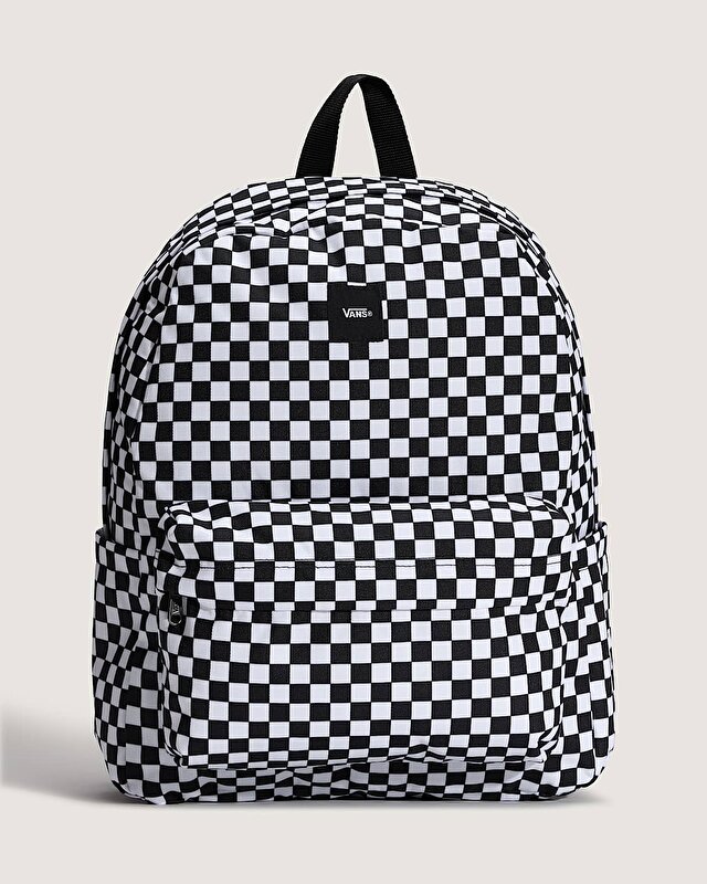 OLD SKOOL CHECK SIRT ÇANTASI Black/White