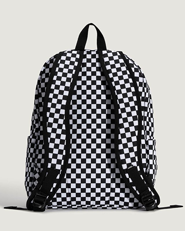 OLD SKOOL CHECK SIRT ÇANTASI Black/White