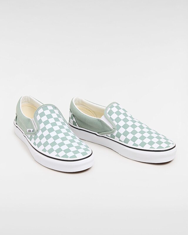 CLASSIC SLIP-ON CHECKERBOARD AYAKKABI Iceberg Green