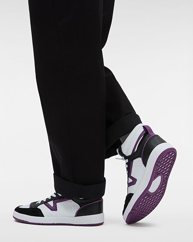 LOWLAND MID COMFYCUSH JMP AYAKKABI Black/White/Purple