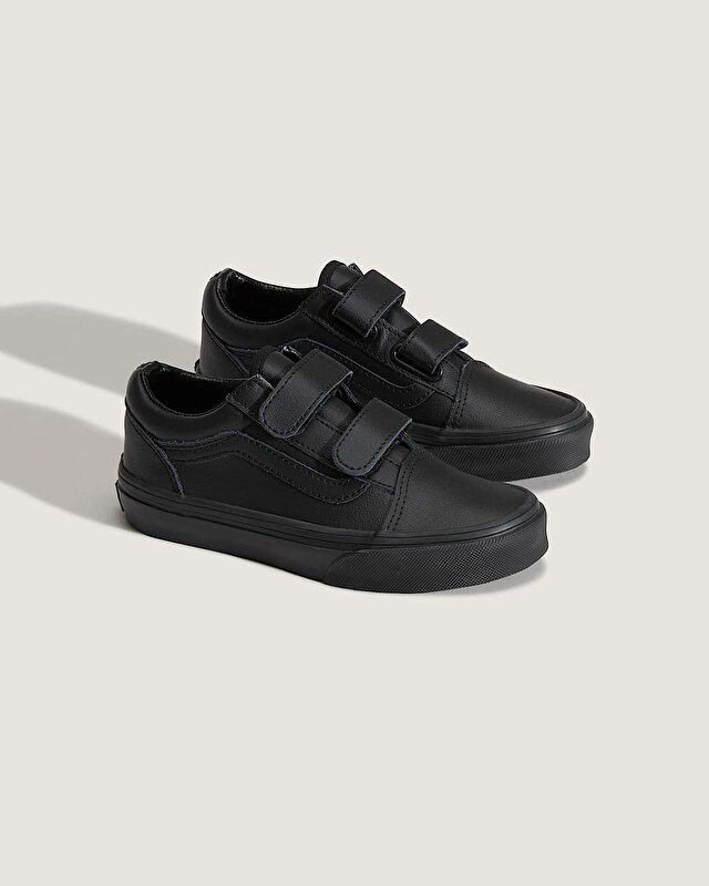ÇOCUK OLD SKOOL CIRTCIRTLI CLASSIC TUMBLE AYAKKABI (4-8 YAŞ) Black Mono