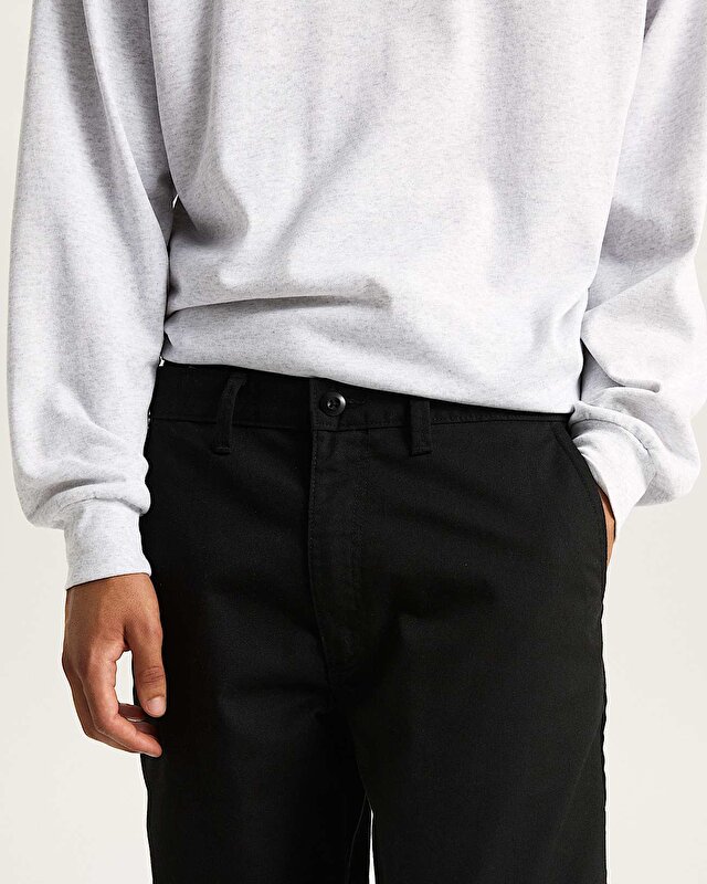AUTHENTIC CHINO LOOSE PANTOLON Black