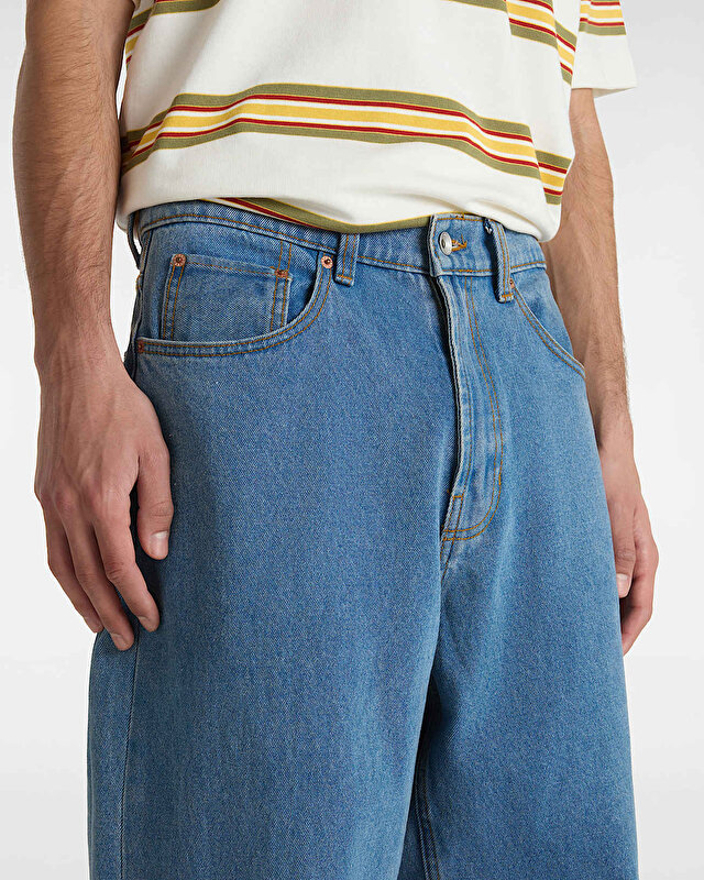CHECK-5 BAGGY DENİM PANTOLON Stonewash/Blue