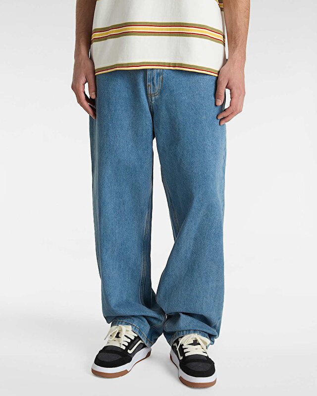 CHECK-5 BAGGY DENİM PANTOLON Stonewash/Blue