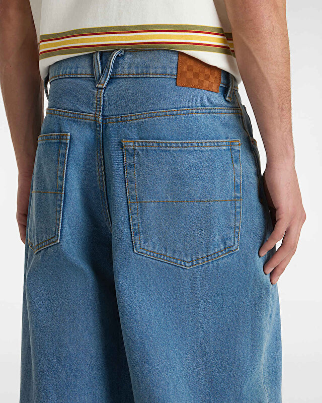 CHECK-5 BAGGY DENİM PANTOLON Stonewash/Blue