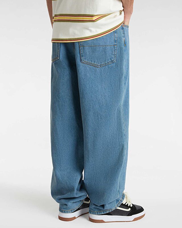CHECK-5 BAGGY DENİM PANTOLON Stonewash/Blue