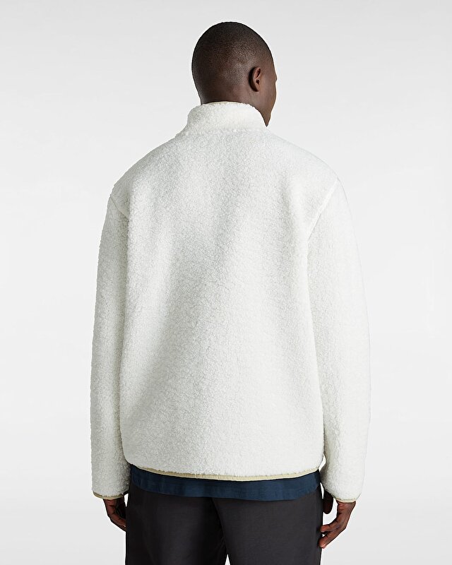 VANS BOXED SHERPA 1/4 FERMUARLI POLAR Marshmallow