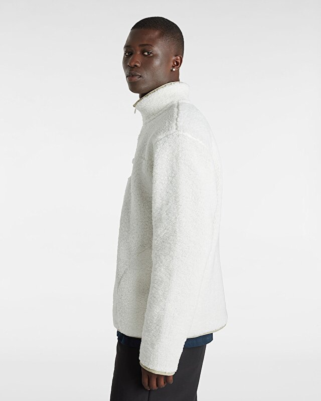 VANS BOXED SHERPA 1/4 FERMUARLI POLAR Marshmallow