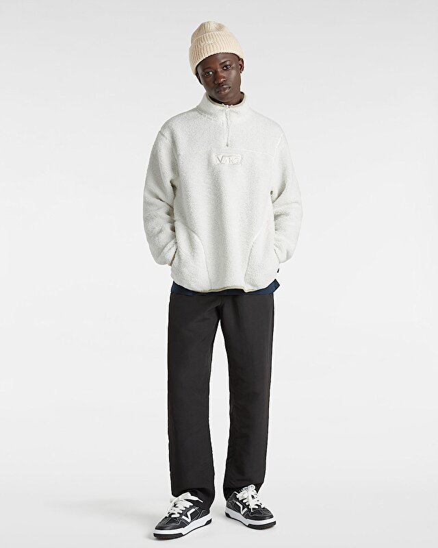 VANS BOXED SHERPA 1/4 FERMUARLI POLAR Marshmallow