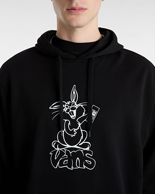 CRAZY EDDY 66 LOOSE PULLOVER KAPÜŞONLU ÜST Black