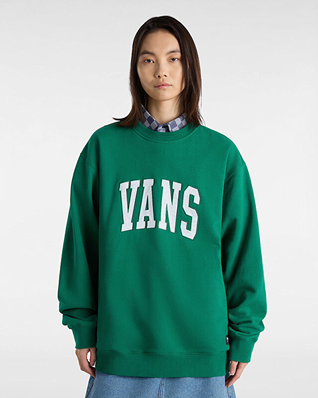 ORIGINAL STANDARDS VARSITY LOOSE CREW SWEATSHIRT Verdant Green