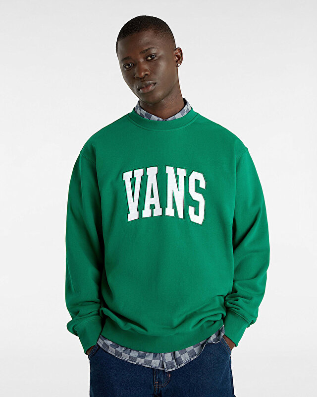 ORIGINAL STANDARDS VARSITY LOOSE CREW SWEATSHIRT Verdant Green
